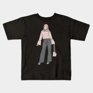 Hijab Girl Kids T-Shirt